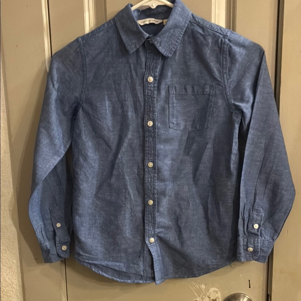 Janie and Jack Linen blend shirt